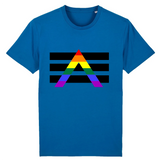 Le t-shirt Style Urbain de PrideAvenue.fr dédié aux Alliés LGBTQIAP+ ! hyper confortable celui-ci est affiché de couleur Bleu