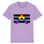 Le t-shirt Style Urbain de PrideAvenue.fr dédié aux Alliés LGBTQIAP+ ! hyper confortable celui-ci est affiché de couleur Lavande