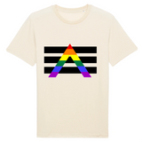 Le t-shirt Style Urbain de PrideAvenue.fr dédié aux Alliés LGBTQIAP+ ! hyper confortable celui-ci est affiché de couleur Naturel