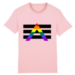 Le t-shirt Style Urbain de PrideAvenue.fr dédié aux Alliés LGBTQIAP+ ! hyper confortable celui-ci est affiché de couleur Rose