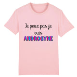 Exprimez-vous avec style grâce au t-shirt rose « Je peux pas, je suis Androgyne ». Un rose vibrant qui allie audace et inclusivité, idéal pour ceux et celles qui aiment la mode sans limites ni conventions.