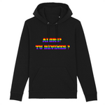 parfait pour vous aidez a faire votre coming out, ce sweat a capuche en dira long sur vous sans choqué, vous pouvez le porter avec fierté ! LGBT et agréable, il est de couleur noir