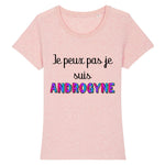 Mettez de la couleur dans votre style avec le t-shirt rose Je peux pas, je suis Androgyne. Un clin d’œil fun et audacieux qui attire l’attention tout en douceur.