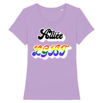  Découvrez "Le Grand Lac" de PrideAvenue.fr, un T-shirt LGBT vibrant, célébrant la diversité avec son tableau abstrait aux couleurs de l'arc-en-ciel. Symbole de paix, le grand lac s'unit à l'espoir de l'arc-en-ciel, exprimant la fierté et la tolérance envers toutes les identités. le t-shirt est de couleur lavande