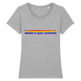 Le t-shirt ultra cool de PrideAvenue qui pousse a la réfléxion de Que veut dire : LGBTQI2SAA ? le voila imprimé sur un t-shirt coupe raffinée de la marque PrideAvenue, le vêtement est de la couleur Gris