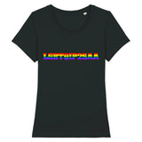 Le t-shirt ultra cool de PrideAvenue qui pousse a la réfléxion de Que veut dire : LGBTQI2SAA ? le voila imprimé sur un t-shirt coupe raffinée de la marque PrideAvenue, le vêtement est de la couleur Noir