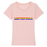 Le t-shirt ultra cool de PrideAvenue qui pousse a la réfléxion de Que veut dire : LGBTQI2SAA ? le voila imprimé sur un t-shirt coupe raffinée de la marque PrideAvenue, le vêtement est de la couleur Rose