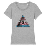 t-shirt LGBT illuminati trans gris