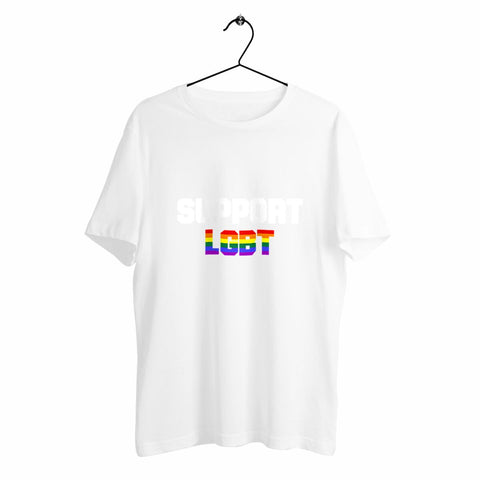 T-shirt "SUPPORT LGBT"