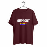 T-shirt "SUPPORT LGBT"