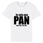 T-shirt LGBT super marrant dédié aux Pansexuels car il y a ecrit : Je suis pas Pan mais 20 dollars c'est 20 dollars. parfait pour les prides ou marches des fierté. le vêtement est de couleur blanc