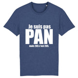 T-shirt LGBT super marrant dédié aux Pansexuels car il y a ecrit : Je suis pas Pan mais 20 dollars c'est 20 dollars. parfait pour les prides ou marches des fierté. le vêtement est de couleur bleu indigo