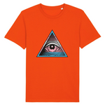 t-shirt LGBT illuminati trans orange