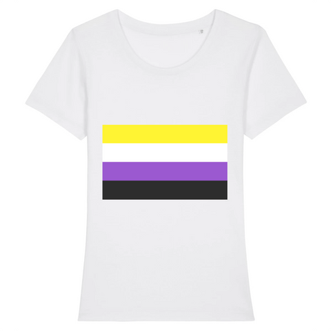 Stanley Stella - Expresser - DTG - T-shirt "Drapeau NON-BINARITÉ" | PrideAvenue