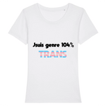 Stanley Stella - Expresser - DTG - T-shirt "104% TRANS" | PrideAvenue