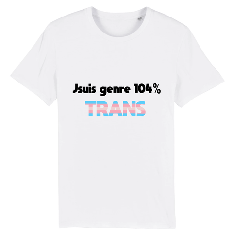 Stanley/Stella Creator - DTG - T-shirt "104% TRANS" | PrideAvenue