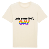 Stanley/Stella Creator - DTG - T-shirt "104% GAY" | PrideAvenue