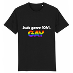 Stanley/Stella Creator - DTG - T-shirt "104% GAY" | PrideAvenue