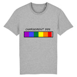 T-shirt “Barre de Chargement 99 %" Arc-en-ciel