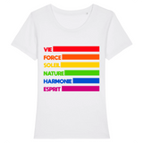 Stanley Stella - Expresser - DTG - T-shirt LGBT Vie, Force, Soleil, Nature, Harmonie, Esprit | PrideAvenue