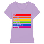 Stanley Stella - Expresser - DTG - T-shirt LGBT Vie, Force, Soleil, Nature, Harmonie, Esprit | PrideAvenue