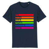 Stanley/Stella Creator - DTG - T-shirt LGBT Vie, Force, Soleil, Nature, Harmonie, Esprit | PrideAvenue
