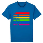 Stanley/Stella Creator - DTG - T-shirt LGBT Vie, Force, Soleil, Nature, Harmonie, Esprit | PrideAvenue