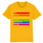 Stanley/Stella Creator - DTG - T-shirt LGBT Vie, Force, Soleil, Nature, Harmonie, Esprit | PrideAvenue