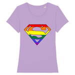 Stanley Stella - Expresser - DTG - T-shirt LGBT Super-Girl Couleurs Arc-en-ciel