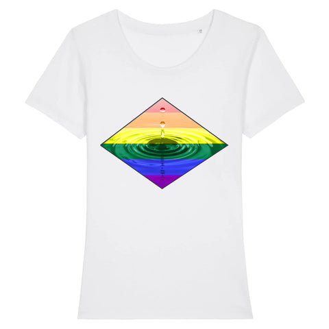 T-shirt “Goutte" sur l'Arc-en-ciel