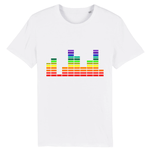 T-shirt "Equalizer" couleurs Arc-en-ciel