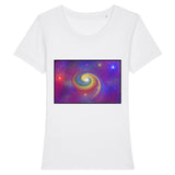 T-shirt “Galaxie" en Arc-en-ciel