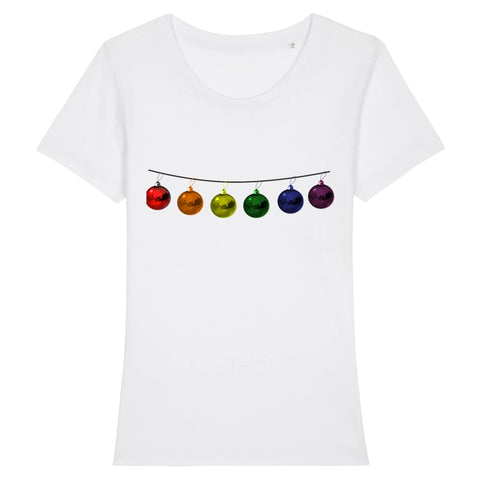 T-shirt "guirlande" couleurs Arc-en-ciel