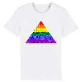 T-shirt "Pyramide" en Arc-en-ciel