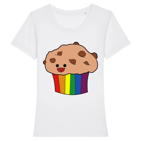 T-shirt “Muffin" en Arc-en-ciel