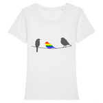 T-shirt “Moineau" Le seul en Arc-en-ciel