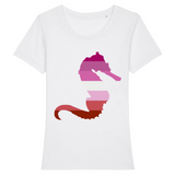 Tee shirt "Hippocampe Lesbienne"