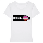 Tee shirt "Lesbian is OK"
