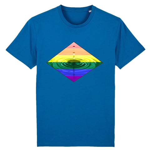 T-shirt “Goutte" en Arc-en-ciel