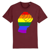 T-shirt “Poing" couleurs Arc-en-ciel
