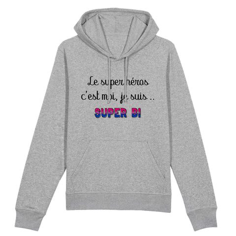 Sweat à capuche "Super Héros Bi"