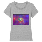 T-shirt “Galaxie" en Arc-en-ciel