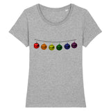 T-shirt "guirlande" couleurs Arc-en-ciel