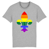 T-shirt "Québec" couleurs Arc-en-ciel