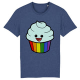 T-shirt "Cupcakes" en Arc-en-ciel