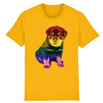 T-shirt "Petit Chiot" couleurs Arc-en-ciel