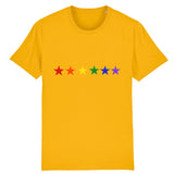 T-shirt "Etoiles" en Arc-en-ciel
