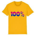 Stanley/Stella Creator - DTG - T-shirt "100% Bi" | PrideAvenue