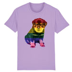 T-shirt "Petit Chiot" couleurs Arc-en-ciel