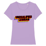 Tee shirt "Unqualified Lesbian"